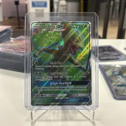 Pokemon Sceptile GX Full Art Ultra Rare Holo 196/214 Sm-Lost Thunder 230 HP - Image 1
