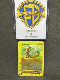 POKEMON AQUAPOLIS SUDOWOODO REVERSE 36/147 NM- ENG - Image 1