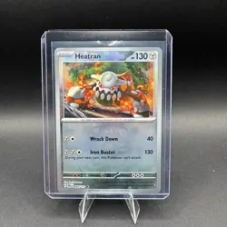 Heatran Pokemon Primastic Evolutions 068/131 Master Ball Holo SV NM - Image 1