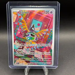 Sigilyph Pokemon White Flare 121/086 Illustration Rare Holo SV NM mingo - Image 1