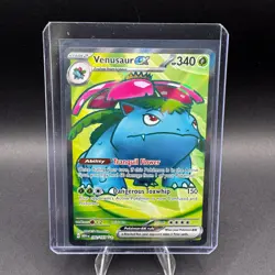 Venusaur EX Pokemon Scarlet Violet 151 182/165 Ultra Rare Full Art NM Yamashita - Image 1