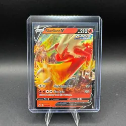 Blaziken V Pokemon Chilling Reign 020/198 Ultra Rare Full Art Holo SWSH NM - Image 1