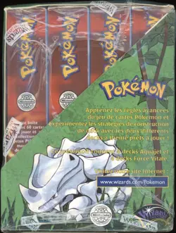 2000 Pokemon FRENCH 1st Edition Jungle Decks Case Display Deck SEALED #2 - Image 3
