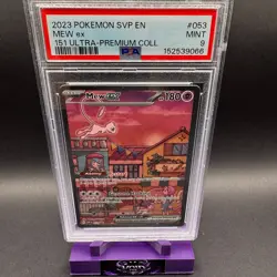 Mew EX Pokemon Scarlet Violet Promo 151 053 BSP Full Art Holo PSA 9 Yoshida - Image 1
