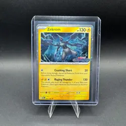 Zekrom Pokemon Paradox Rift 066/182 Stamped Cosmos Holo SV NM - Image 1