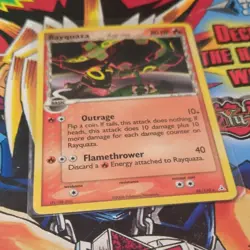 The Pokemon Company Pokemon TCG Rayquaza 26/110 Holon Phantoms Rare 80 HP 2006 - Image 2