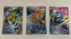 Pokemon TCG First Partner Illustration Collection Series 1 Gen 4 Sinnoh Starters - Image 1