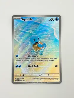 Pokemon TCG Squirtle 170/165 Sv: Scarlet & Violet 151 Illustration Rare - Image 1