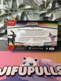 Pokemon TCG Prismatic Evolutions Premium Figure Collection Umbreon Espeon Box - Image 2