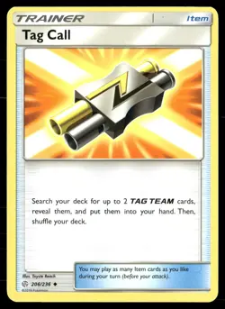 Tag Call 206/236 Cosmic Eclipse Pokemon NM - Image 1