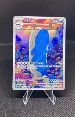 Pokemon TCG Wailord 162/159 Journey Together Illustration Rare - Image 1