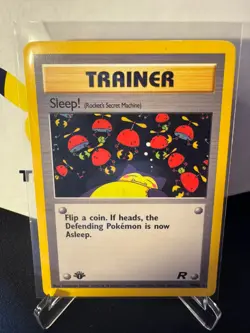 Pokemon Team Rocket Sleep Common 1st Edition 79/82 LP - Image 1