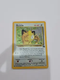 Meowth 10 WOTC Game Boy Stamped Promo Vintage Pokemon TCG *DMG* Swirl On Stamp🍥 - Image 1