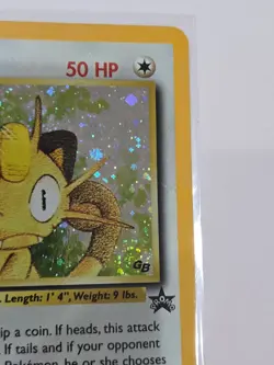 Meowth 10 WOTC Game Boy Stamped Promo Vintage Pokemon TCG *DMG* Swirl On Stamp🍥 - Image 2