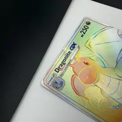 Pokemon Rainbow Dragonite GX Secret 248/236 Sun Moon Unified Minds Holo MP - Image 2