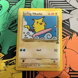 Pokemon TCG Surfing Pikachu 28 Black Star Promo - Image 1