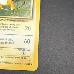 Pokemon TCG - Raichu - 14/102 - Holo Unlimited - Base Set Unlimited B - Image 2