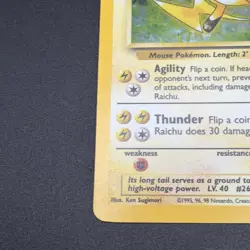Pokemon TCG - Raichu - 14/102 - Holo Unlimited - Base Set Unlimited B - Image 5