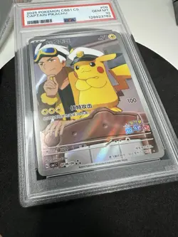 Pokemon Captain Pikachu Gem Pk. Vol. 1 CBB1C CHINESE Full Art #09 PSA 10 - Image 4
