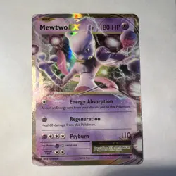 Pokemon TCG Mewtwo EX 52/108 Evolutions Ultra Rare Holo Eng 180 - Image 1