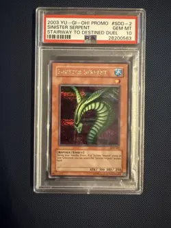 Yu-Gi-Oh! Sinister Serpent Stairway To Destined Duel Promo SDD-002 PSA 10 - Image 1