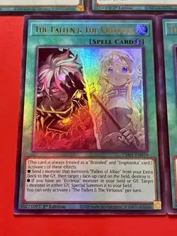 3x Forbidden Droplet + 2x The FaLLen & The Virtuous | Ultra Rare | NM | YuGiOh! - Image 3