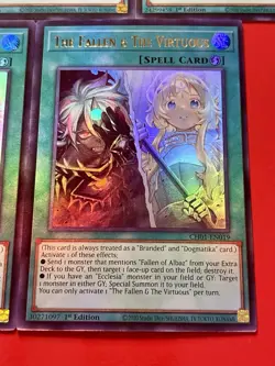 3x Forbidden Droplet + 2x The FaLLen & The Virtuous | Ultra Rare | NM | YuGiOh! - Image 5