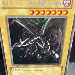 Yu-Gi-Oh! Red-eyes B. Dragon Secret Rare BPT-005 2002 Tin Limited Holo - Image 2