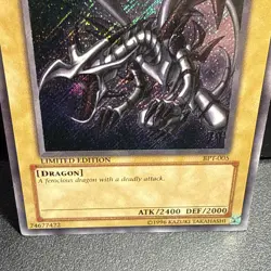 Yu-Gi-Oh! Red-eyes B. Dragon Secret Rare BPT-005 2002 Tin Limited Holo - Image 4