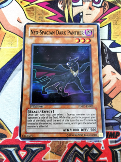 Neo-Spacian Dark Panther potd-en005 1st Edition (HP) Super Rare Yu-Gi-Oh! - Image 1