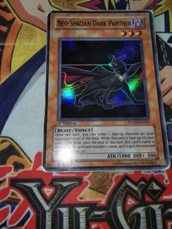 Neo-Spacian Dark Panther potd-en005 1st Edition (HP) Super Rare Yu-Gi-Oh! - Image 5