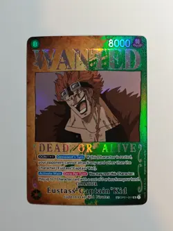 🧭One Piece Eustass "Captain" Kid Wanted SP OP01-051 Pillars of Strength 🏴‍☠ - Image 1