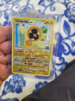 2009 Pokemon TCG Fan Rotom Yellow Cracked Ice RT1 - Image 1