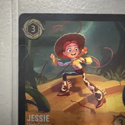 Disney Lorcana-Wilds Unknown-Jessie-Lively Cowgirl-#20-Cold Foil-M/NM - Image 2