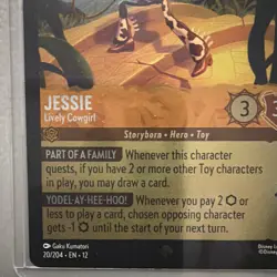 Disney Lorcana-Wilds Unknown-Jessie-Lively Cowgirl-#20-Cold Foil-M/NM - Image 5