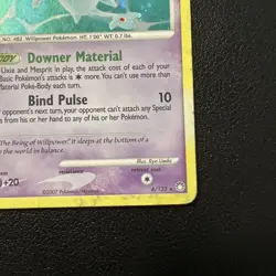 Azelf 4/123 D&P Mysterious Treasures Pokemon Card Holo Foil Rare MP - Image 5