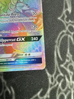 Pokemon Kommo-o GX TCG Sm-Guardians Rising Card 159/145 Secret Rare Holo - Image 5