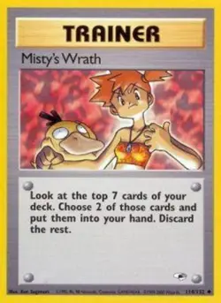 1x Misty's Wrath - 114/132 - Uncommon - Unlimited Edition NM-Mint Pokemon G1 - G - Image 1