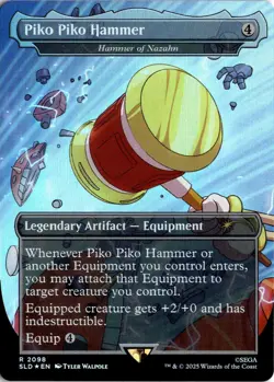 Piko Piko Hammer Hammer of Nazahn 2098 Magic: The Gathering Foil NM - Image 1