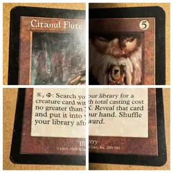MTG ~ Citanul Flute ~ UZ Urza's Saga ~ 289 ~ English ~ Rare ~ HP - Image 3