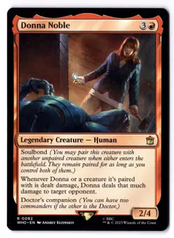 Donna Noble NM* Dr. Who ENGLISH 0082 mtg -UnltdCards - Image 1