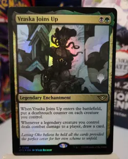 Vraska Joins Up #236 (Foil) (LP) Thunder Junction PPOTJ Magic MTG - Image 1