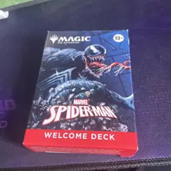 MTG Magic The Gathering Marvel Spider-Man Venom Welcome Deck - Black - Image 1