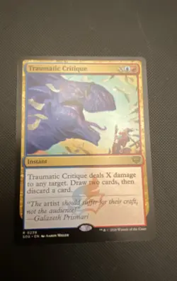 Traumatic Critique Secrets of Strixhaven ; MTG - Image 1