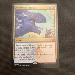 Traumatic Critique Secrets of Strixhaven ; MTG - Image 2