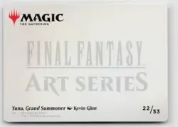 MTG Final Fantasy Art Series Yuna, Grand Summoner x1 NM Art Card - Image 2