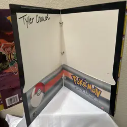Vintage 90’s1999 Pokemon Pikachu Ash Gotta Catch ‘em All! 3 Ring Folder Binder - Image 5
