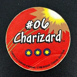 1999 Hasbro Pokemon Poke Ball Blaster Battle Disc - #06 Charizard - Image 2