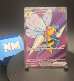 Beedrill ex #98/Full Art Double Ultra Rare Pokemon Chaos Rising NM+ Pokemon Card - Image 1