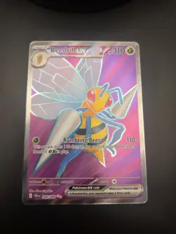 Beedrill ex #98/Full Art Double Ultra Rare Pokemon Chaos Rising NM+ Pokemon Card - Image 2